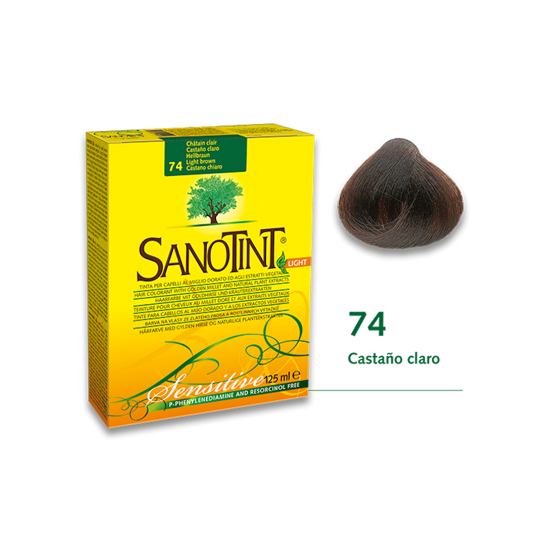SANOTINT Tinte Sensitive 74 Castaño claro | Vitasanis