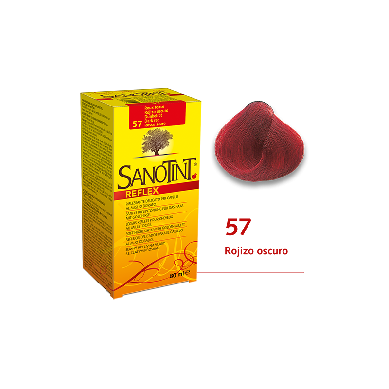 SANOTINT Reflex 57 Rojizo Oscuro | 80 ml. | Vitasanis