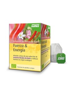 Infusión Flores de Bach Bio Fuerza y Energía | Salus | 15 Bolsas