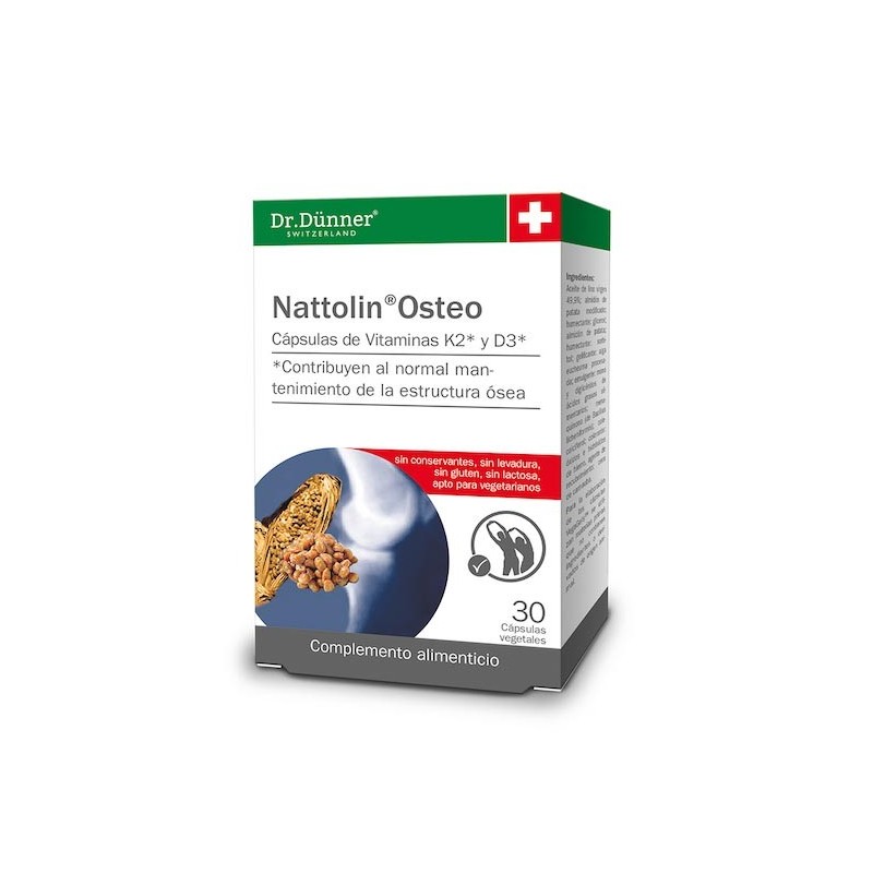 Nattolin Osteo | 30 Cápsulas | Dr. Dunner