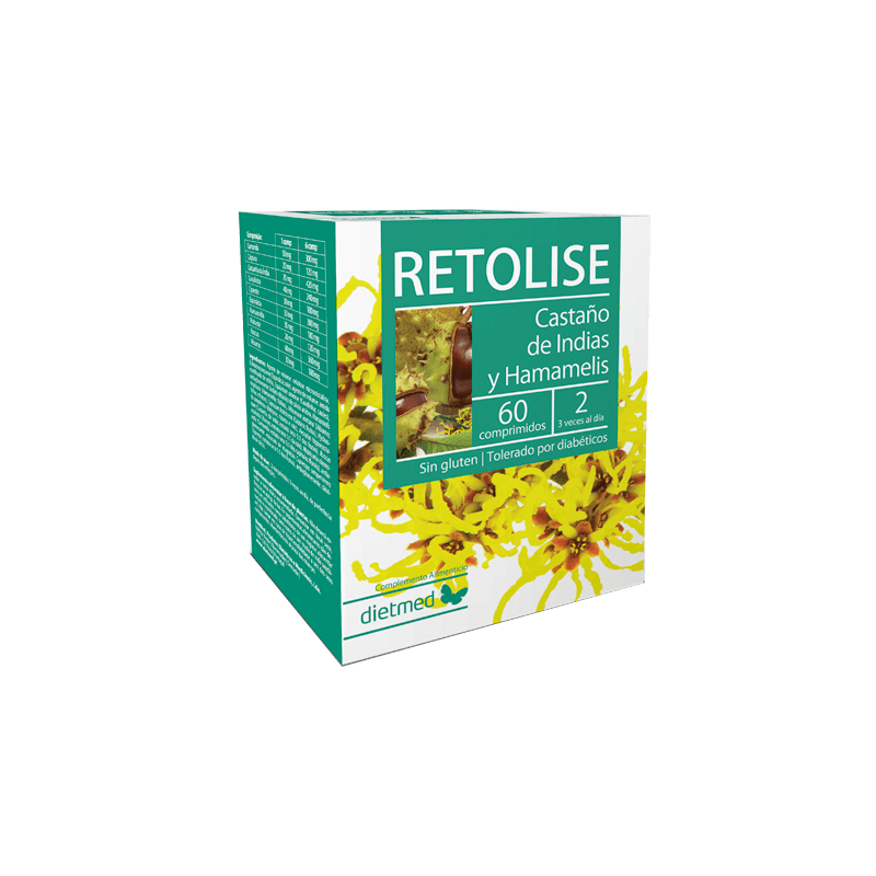 Retolise | 60 Comprimidos | Dietmed | Tratamiento Hemorroides | Vitasanis