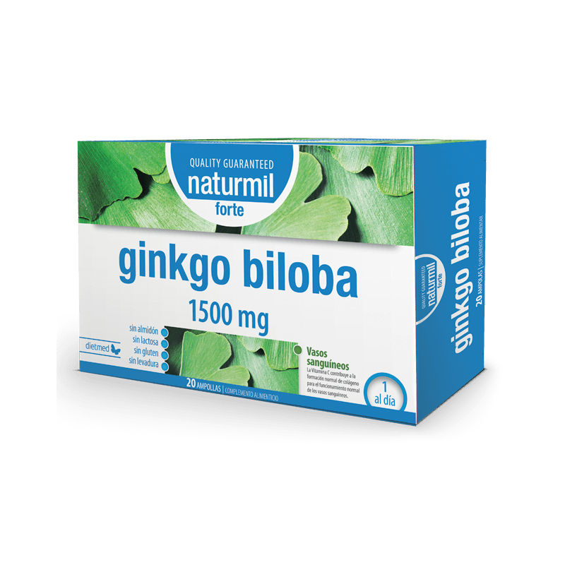 Ginkgo Biloba Forte 1.500 mg. | Naturmil