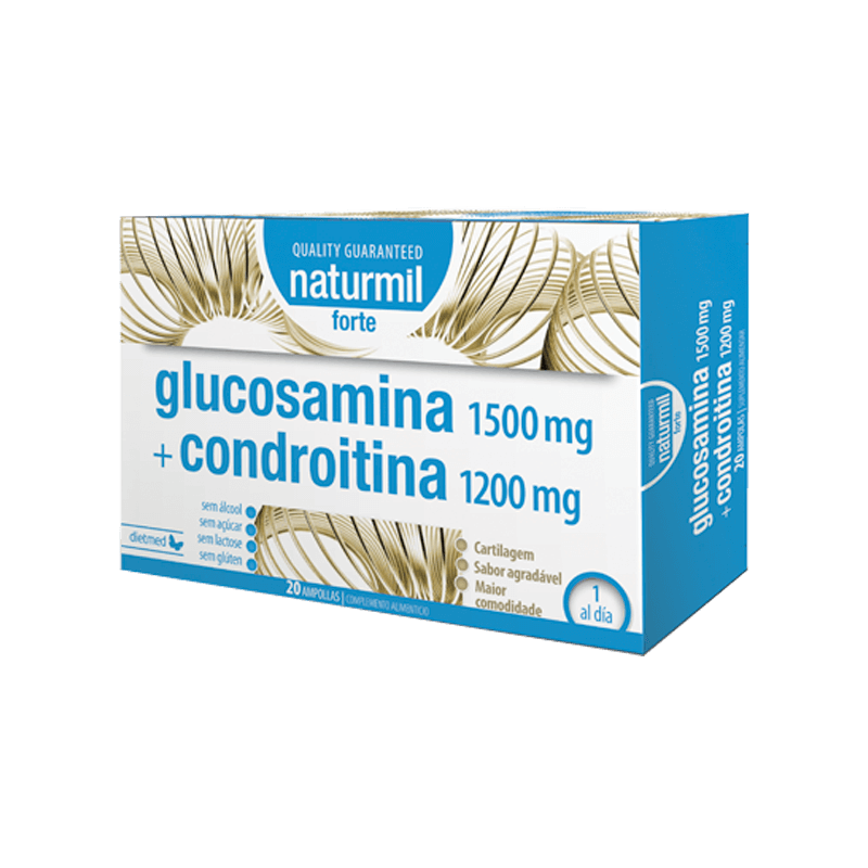 Glucosamina + Condroitina Forte - 20 Ampollas