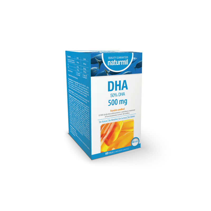 DHA 500 mg. Naturmil - 60 Perlas