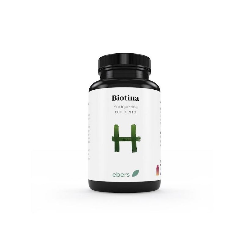 Biotina Ebers | 600 mg | 60 Comprimidos | Biotina Pura | Vitasanis