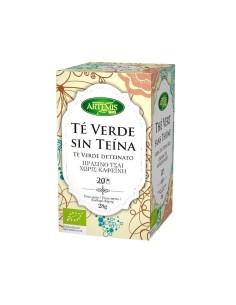 Té Verde Sin Teína - 20 Filtros