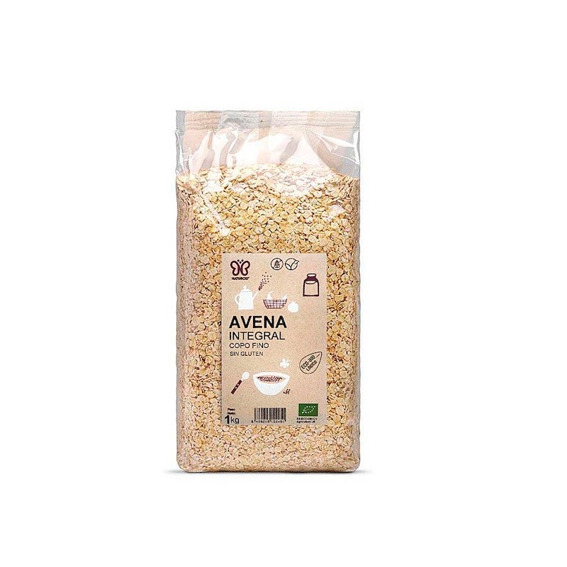 Copos de Avena Mini - Eco - Sin Gluten 1 kg. Naturcid | Cereales Eco Online