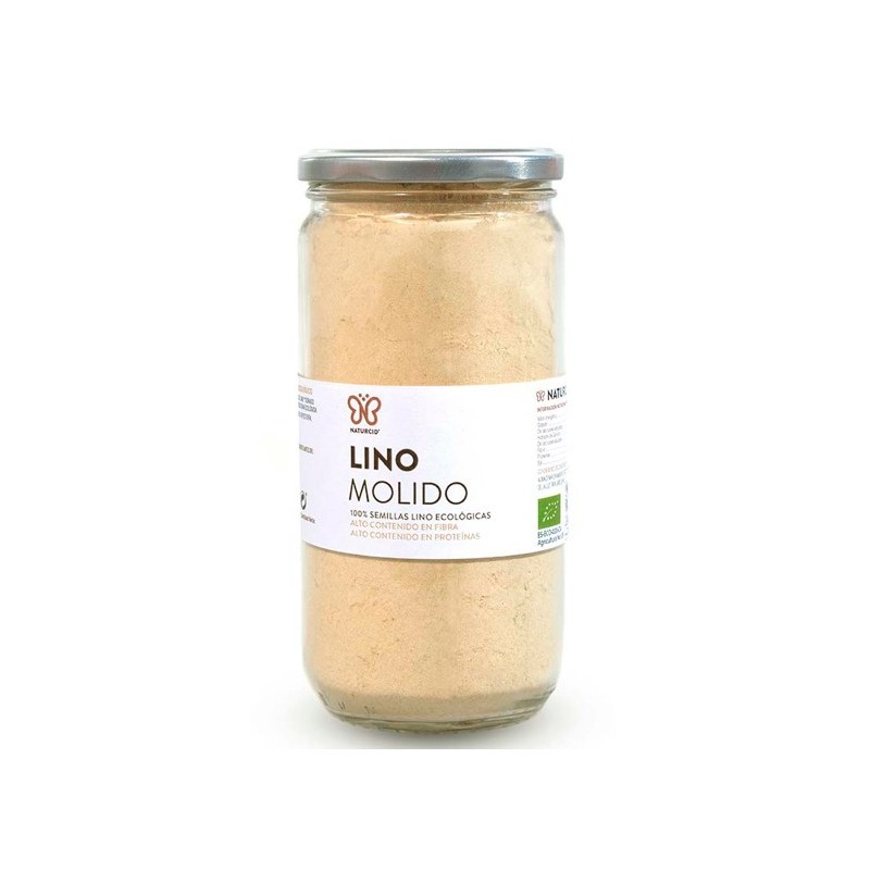 Lino Dorado Molido Eco, Naturcid, 300 gr., Lino Molido Ecológico