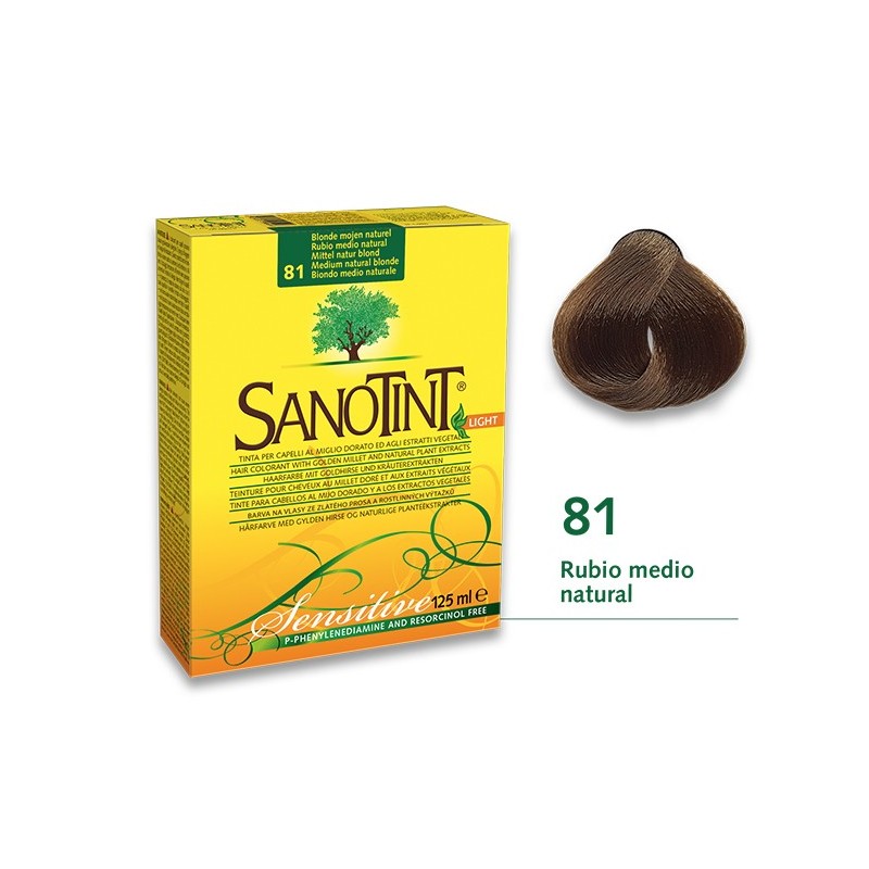 Tinte Sensitive Sanotint | Sanotint 81 | Tinte Natural