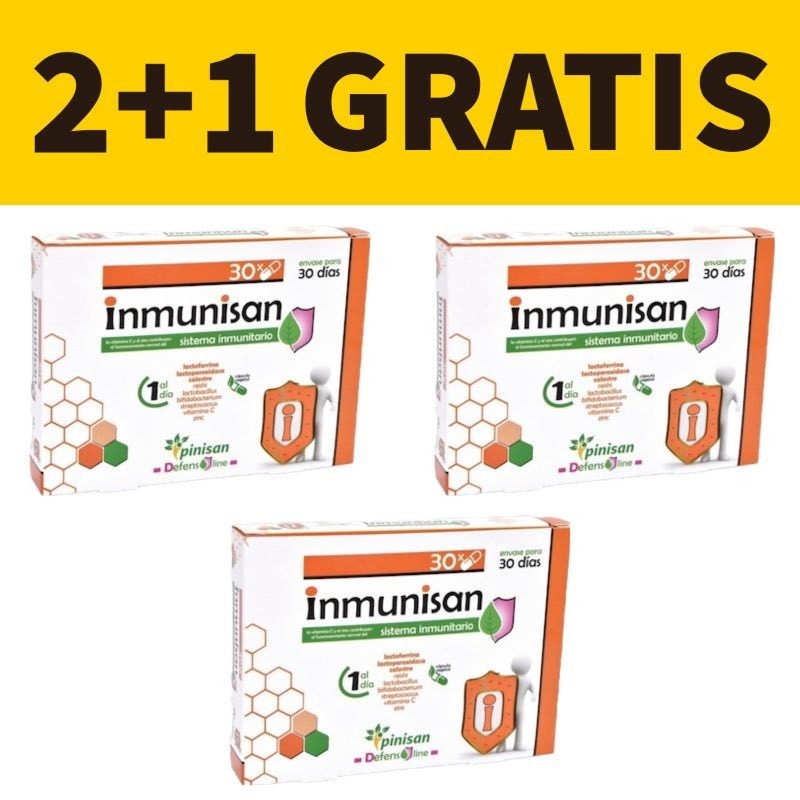 Inmunisan | 30 Cápsulas |  Pack Promo 2+1 Gratis | Envío Gratis
