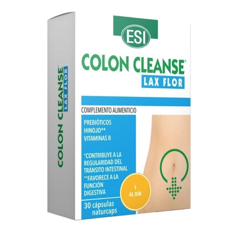 Colon Cleanse Lax Flor, ESI, 30 Cápsulas