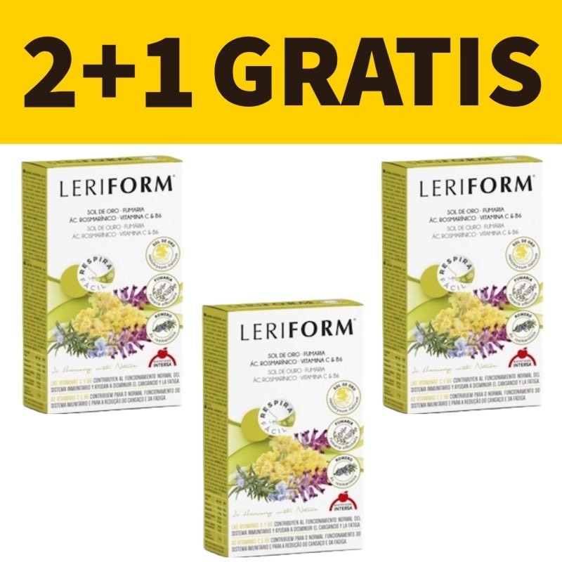 Leriform | Intersa | Pack 2+1 Gratis | Vitasanis