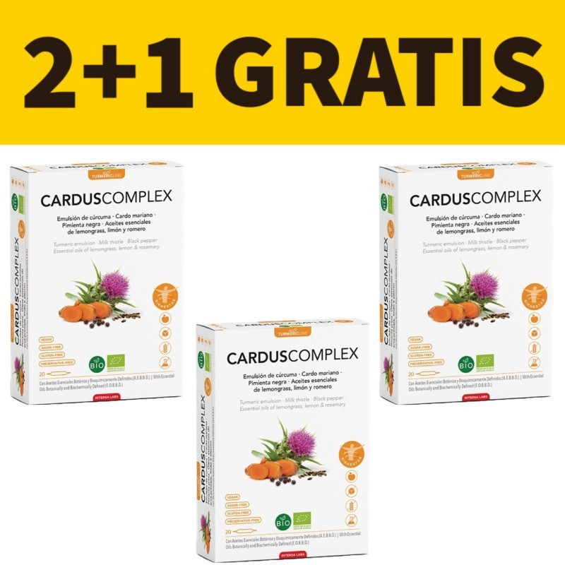 Cardus Complex | Intersa | 20 Ampollas | Promo 2+1 Gratis | Vitasanis