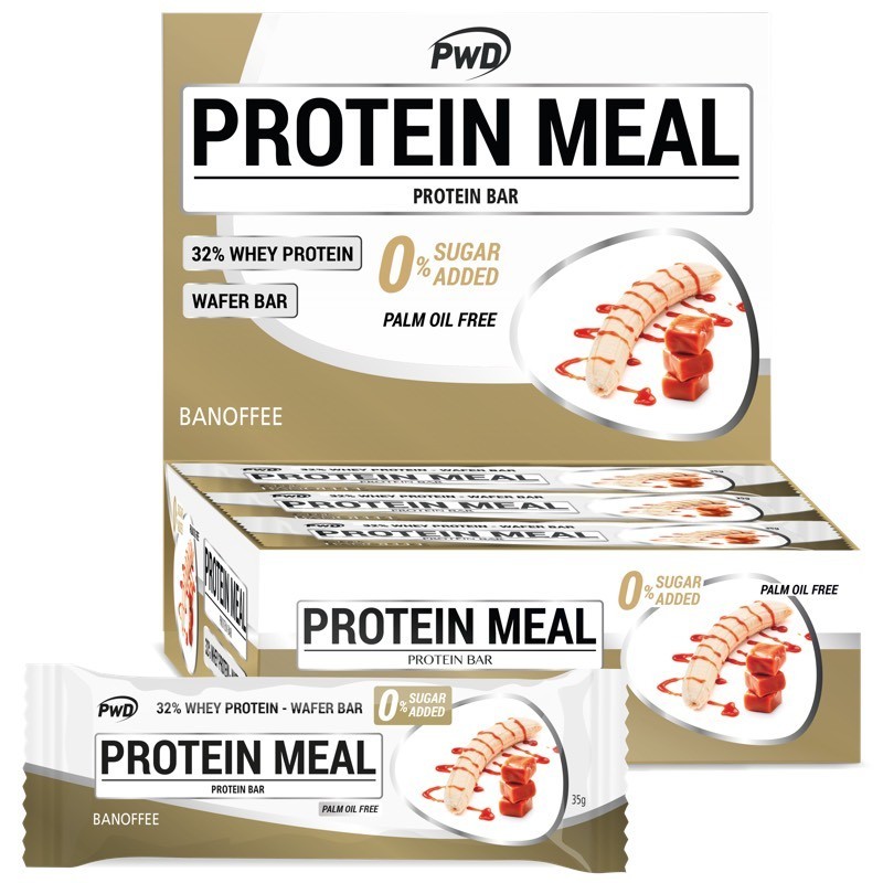 Protein Bar Banoffee | PWD | 12 barritas de 35 gr. | Vitasanis