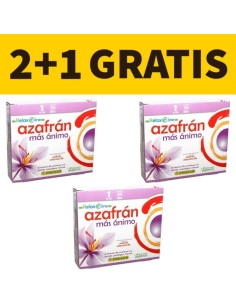 Azafrán Más Ánimo | Pinisan | 30 Cápsulas | Oferta 2+1 Gratis | Vitasanis