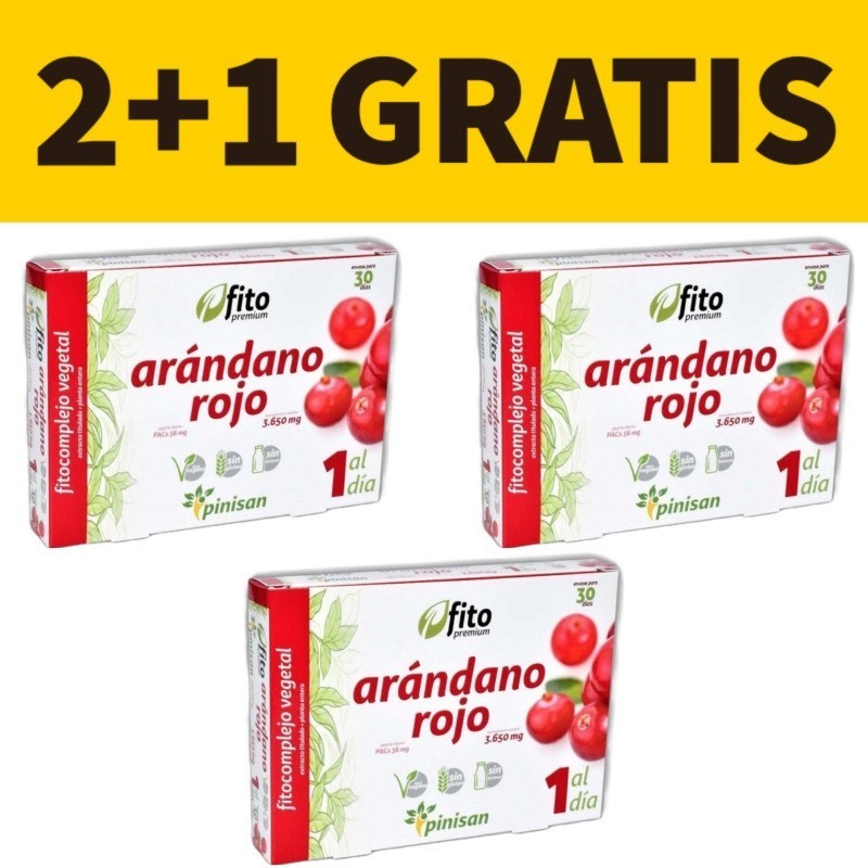 FitoPremium Arándano Rojo | Pinisan | Oferta 2+1 Gratis | Vitasanis
