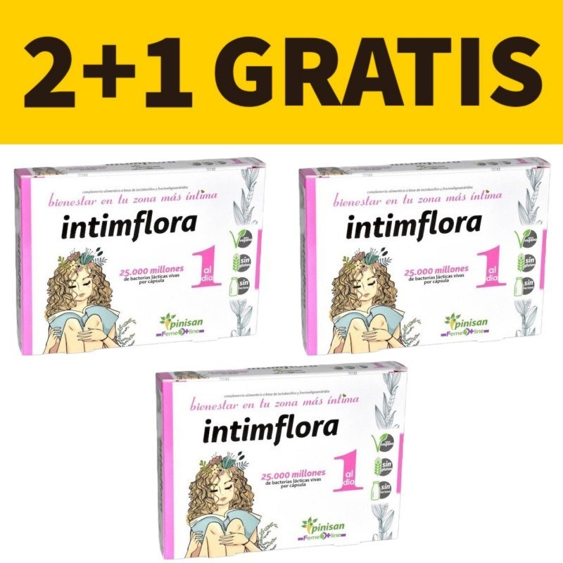 Intimflora | 20 Cápsulas | 2+1 Gratis | Vitasanis