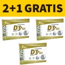 Vitaminas D3 + K2 Pinisan | 60 Cápsulas | Pack Promo 2+1 Gratis