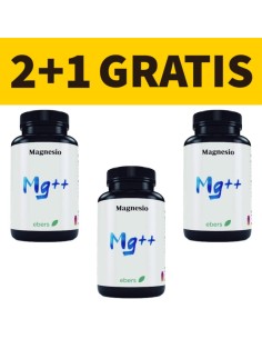 Magnesio Ebers | 2+1 Gratis | 100 Comprimidos | Vitasanis