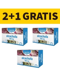 Alcachofa Forte 900 mg. |  2+1 Gratis | Naturmil | Vitasanis