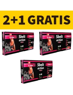 Sbelt Action Pinisan | Pack 2+1 Gratis | 15 Cápsulas + 3 Frascos | Vitasanis