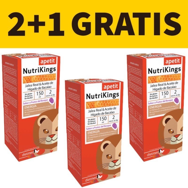 Nutrikings Apetit | Pack 2+1 Gratis | Dietmed | 150 ml.