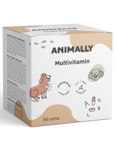 Multivitamin Animally | 60 Comprimidos | Sistema Inmunitario Mascotas