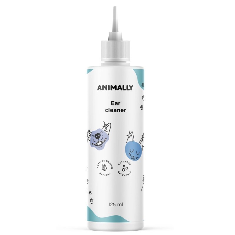 Ear Cleaner Animally | 125 ml. | Limpiador Oídos Mascotas