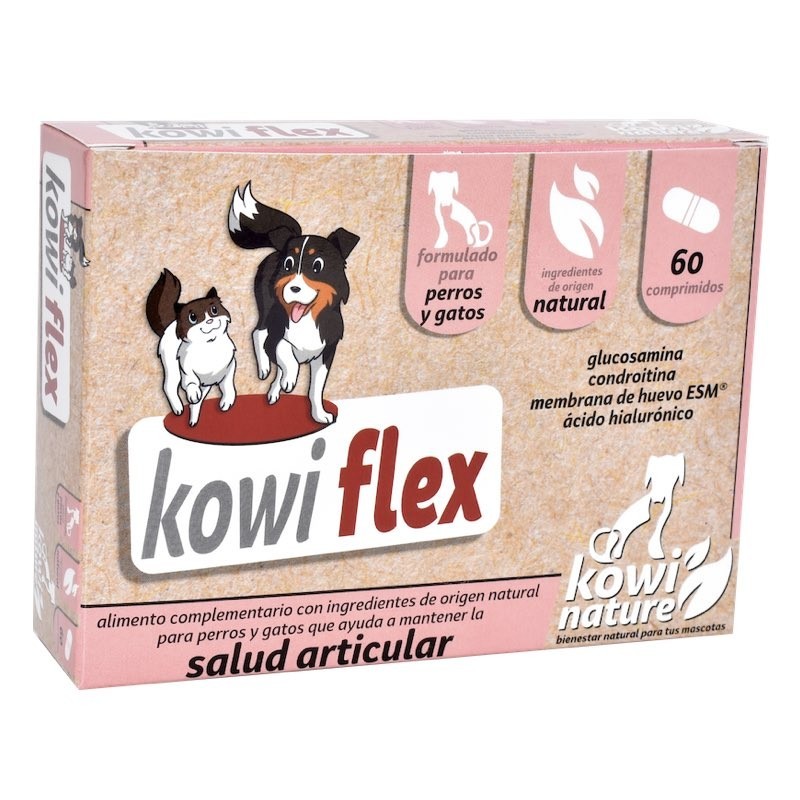 Kowi Flex | 60 Comprimidos | Kowi Nature | Articulaciones Mascotas