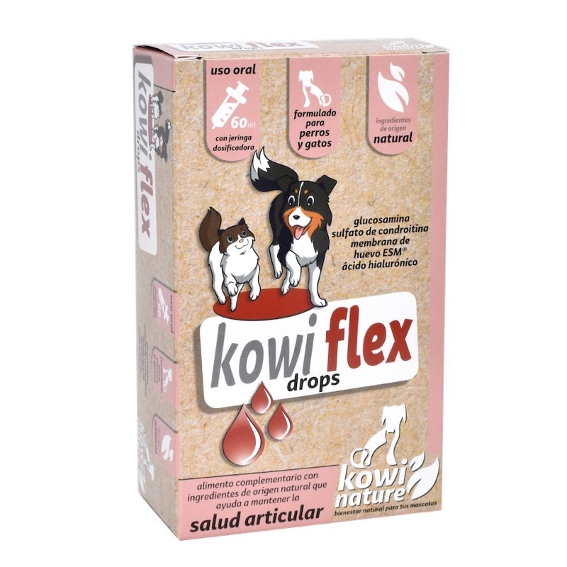 Kowi Flex Drops | 60 ml. | Kowi Nature | Articulaciones Perros y Gatos