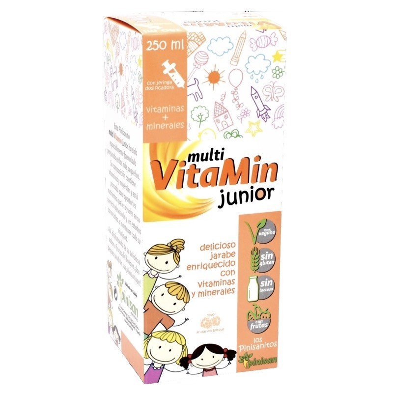 Multi Vitamin Junior Pinisan | Jarabe 250 ml. | Pinisanitos