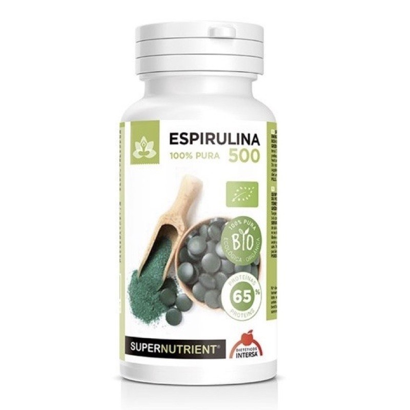 Espirulina | Intersa | 500 mg | 180 Comprimidos
