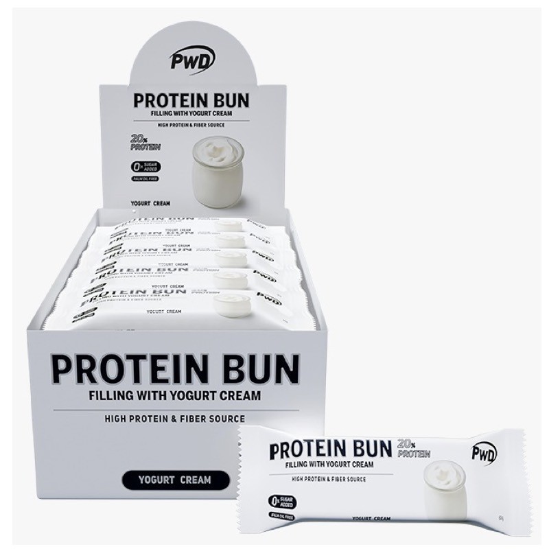 Protein Bun 15x60 gr. - Yogurt Cream - PWD