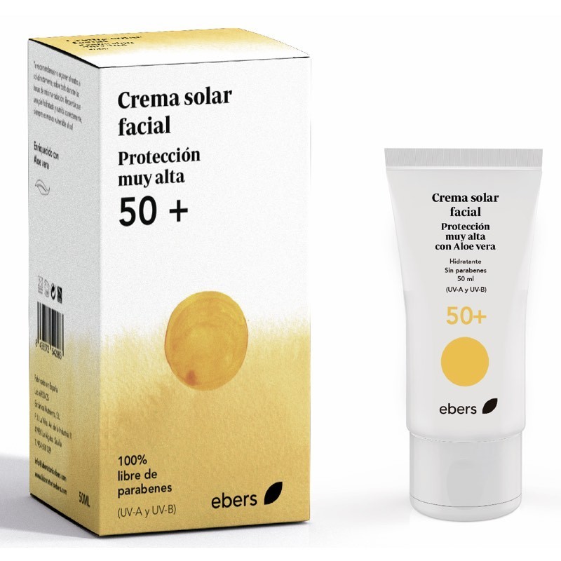 Protector Solar FPS 50 Facial Ebers | 50 ml.