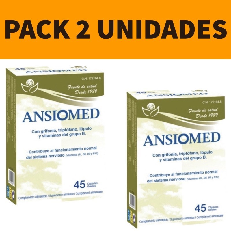 Ansiomed | Bioserum | Pack 2 Unidades | 45 Cápsulas