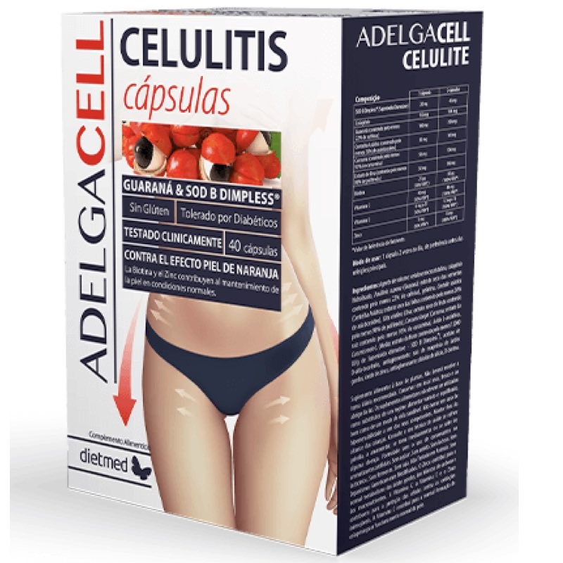 Adelgacell Celulitis | 40 Cápsulas | Dietmed