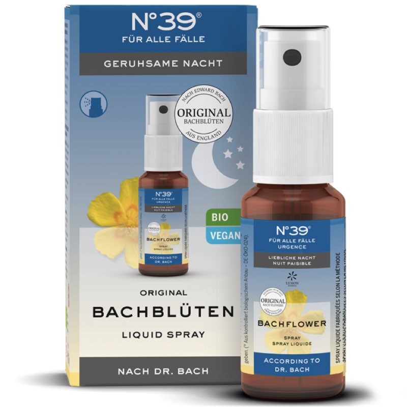 Flores de Bach Nº 39 | Spray Noche Bio | 20 ml. | Lemon Pharma