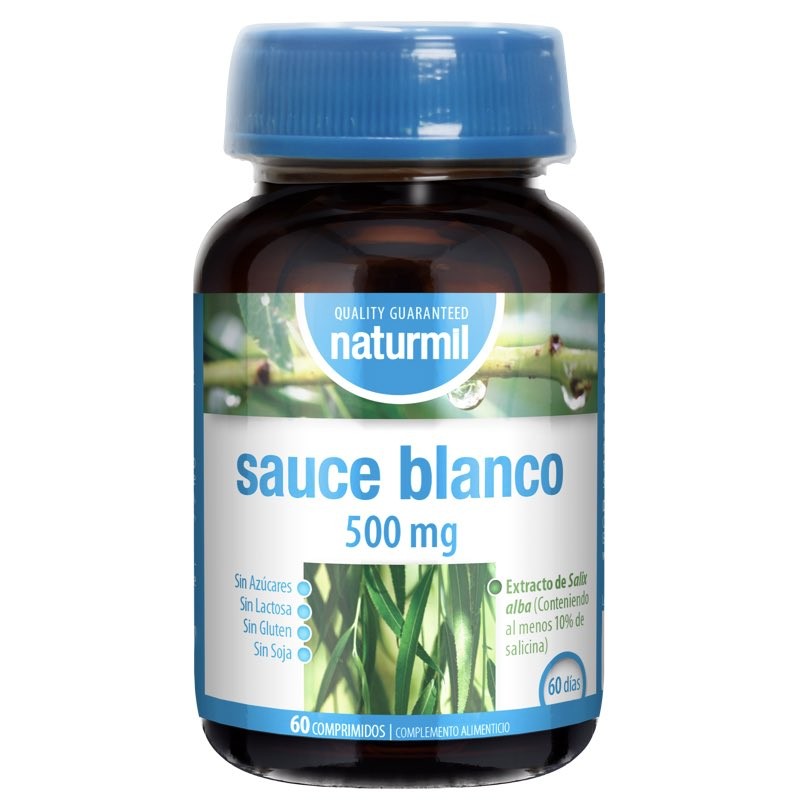 Sauce Blanco 500 mg. Naturmil | 60 Comprimidos