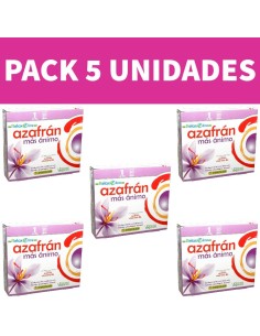 Azafrán Más Ánimo | Pinisan | 30 Cápsulas | Pack Ahorro 5 Unidades