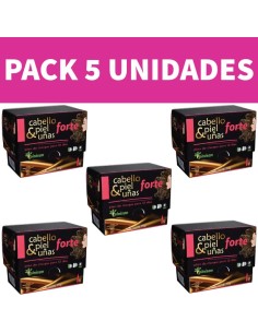 Cabello, Piel y Uñas Forte | Pack Ahorro 5 Unidades | Pinisan