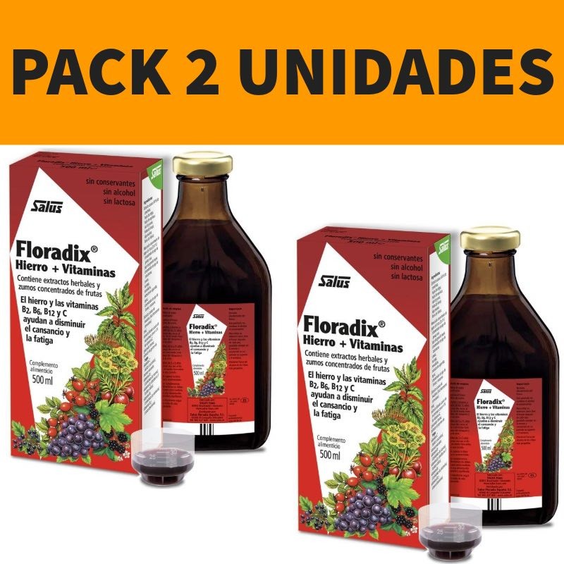 Pack Floradix Jarabe 500 ml. - 2 Unidades