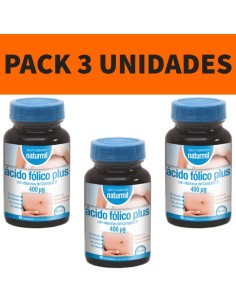 Ácido Fólico Plus | Naturmil | 90 Comprimidos | Pack 3 Unidades