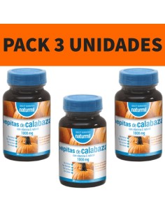 Naturmil Calabaza (pepitas) 1000 mg | 30 Perlas | Pack 3 Unidades