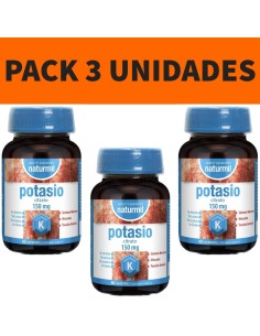 Citrato de Potasio 150 mg. Naturmil | Pack 3 Unidades