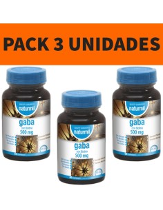 Gaba 500 mg. Naturmil | Pack 3 unidades | 60 Cápsulas