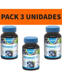 Pack Resveratrol 400 mg. | Naturmil | 60 Cápsulas | Pack 3 Unidades