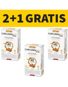 Curcumin 360 Forte | 60 Cápsulas | Intersa | Pack 2+1 Gratis | Vitasanis