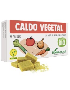 Caldo Vegetal Bio Soria Natural | 10 Pastillas