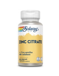 Zinc Citrato 50 mg. Solaray