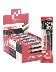 Protein Boom Stracciatella NutriSport - 24 Barritas